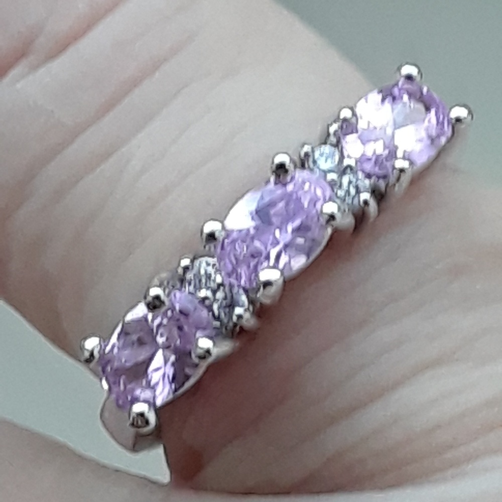 🔥Flash Sale🔥Pink Topaz + Topaz .925 Ring +Gift